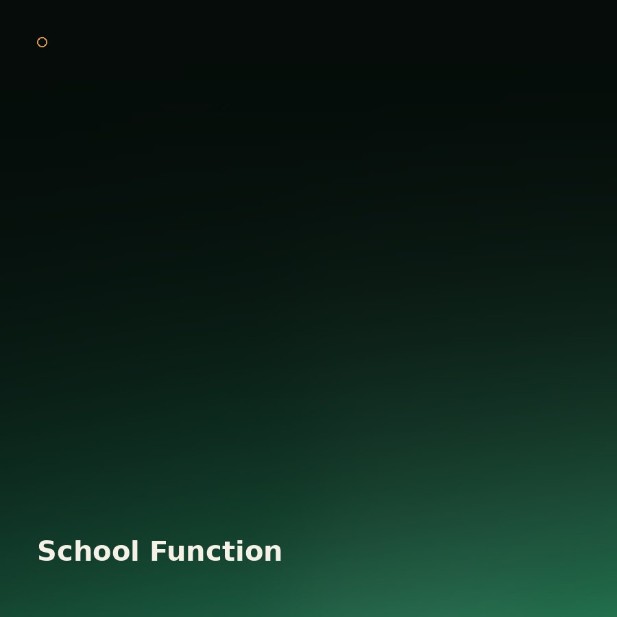 School function with guests